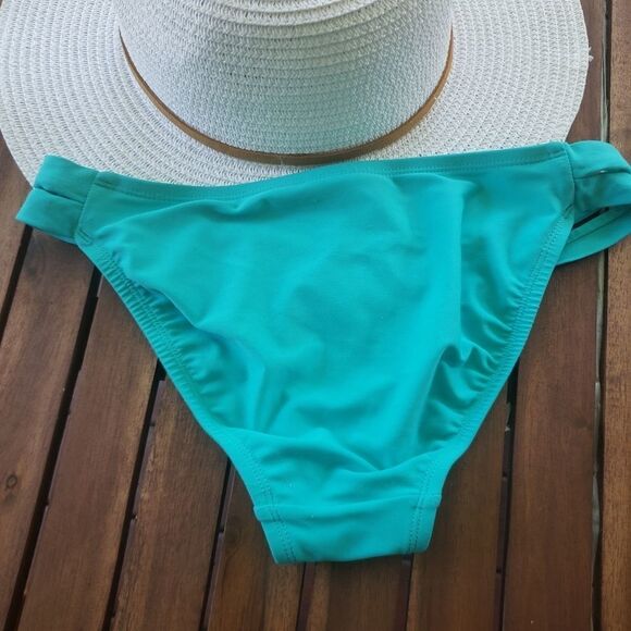 💙Xhiliration Turquoise Bikini Bottoms - Picture 3 of 3